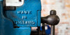 The vice on the Vanacci workbench, with the words made in England cast into it