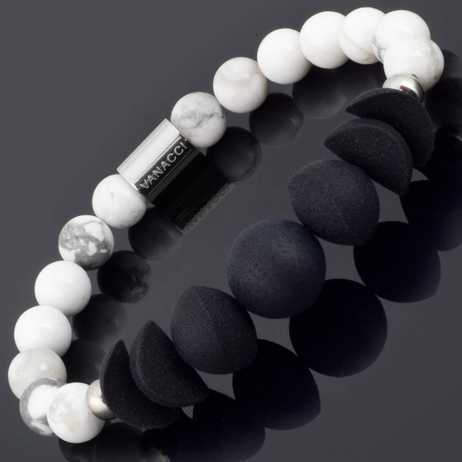 Luna nightfall bracelet on gray background
