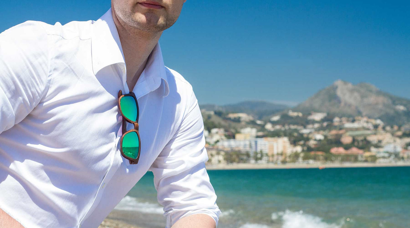 Vanacci sunglasses on the beach