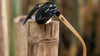 Black and Bamboo Vanacci aviator sunglasses on bamboo stems