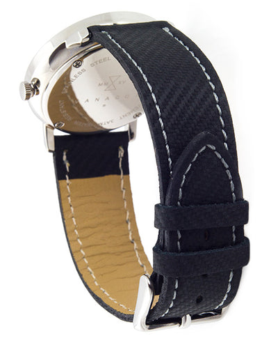 Vanacci Mens Carbon fiber Watch strap