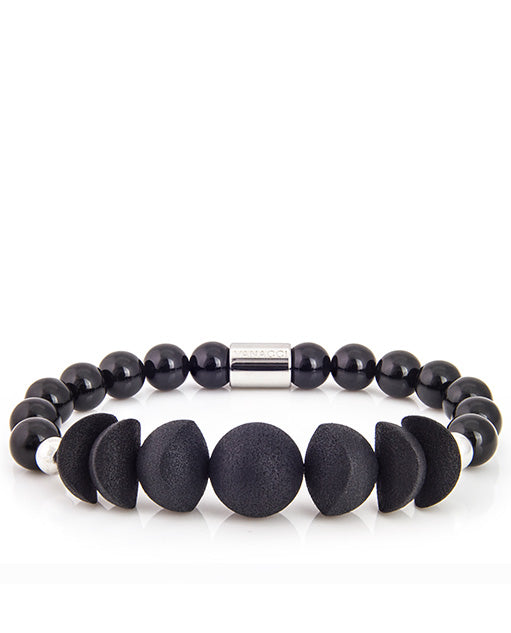 All Black Perfume Bracelet with the lunar cycle