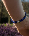 Vanacci Lockstone Lapis lazuli Perfume Bracelet on a man