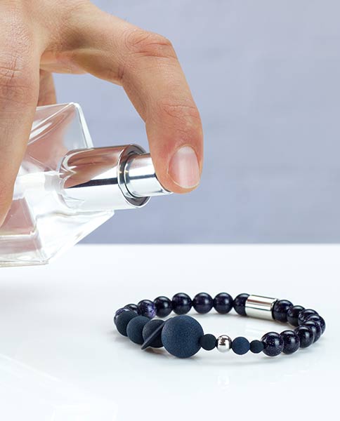 Buy wholesale Women's imitation leather bracelet with pendant and perfume  pearl, gift jewelry, bracelet, women's gift idea, perfume jewelry (SKU:  PR-144)